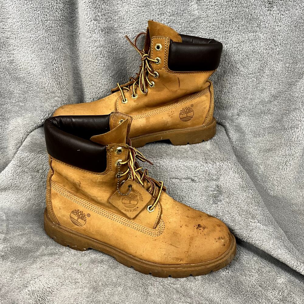 Timberland‎ Premium 6-Inch Waterproof Work Boots Mens 8M Tan